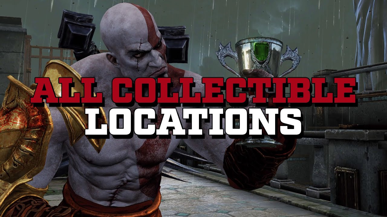 God of War 3 Remastered - All Godly Possessions, Phoenix Feathers, Gorgon Eyes & Minotaur Horns
