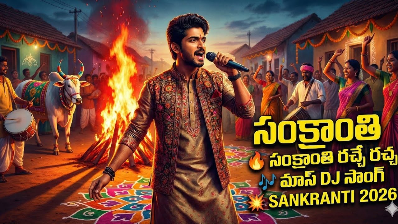 Sankranti Mass Song 2026 🔥 | సంక్రాంతి రచ్చే రచ్చ రా | Telugu Sankranti DJ Song | Folk Mass Beat