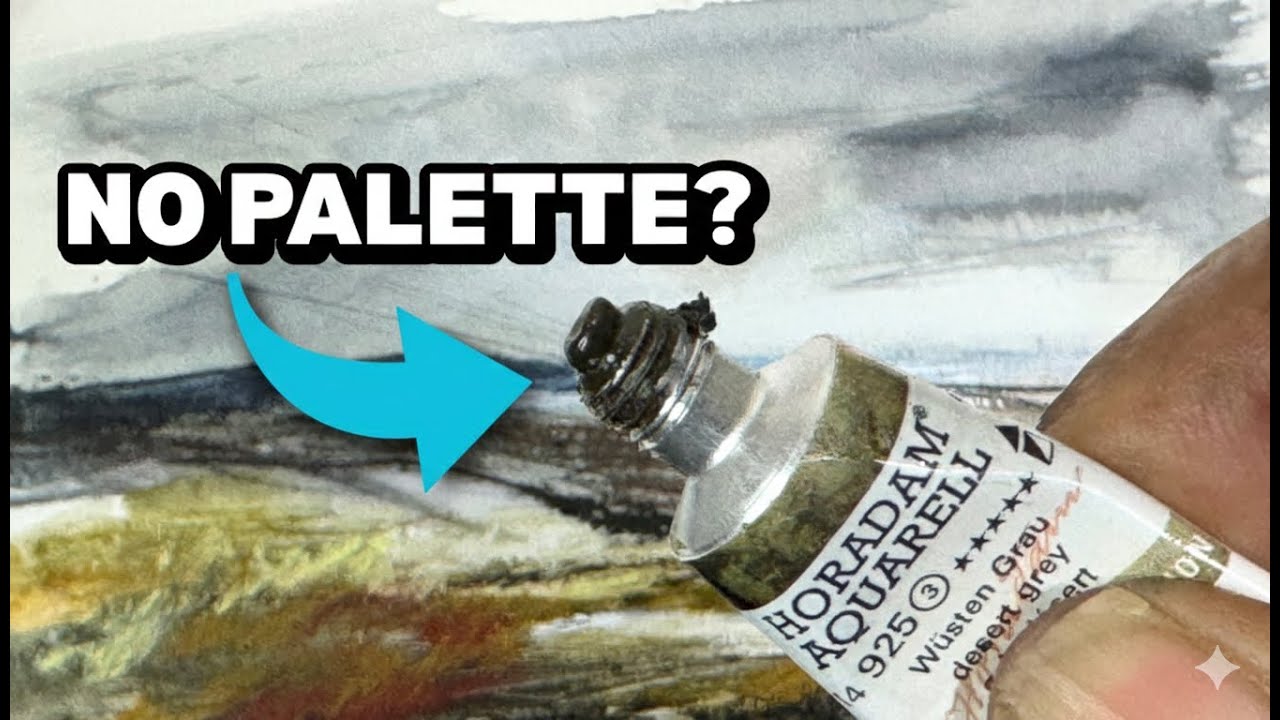 Stop Using a Palette! (Try This Schmincke Hack Instead)