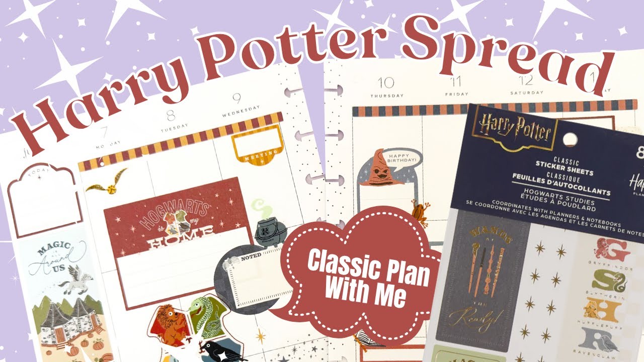 Harry Potter Spread | Classic Happy Planner | Plan With Me