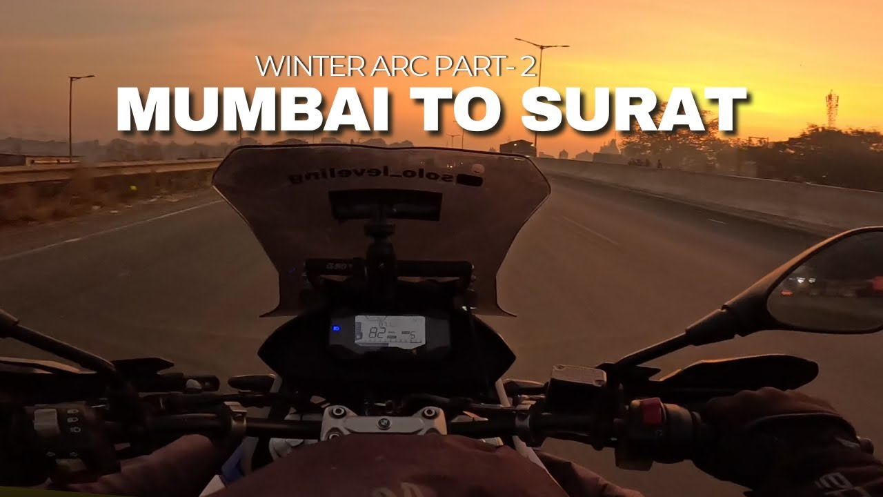 Mumbai to Surat Bike Ride on BMW GS 310 | RIM BEND HOGYA | Winter Arc Part - 2 Indian Wedding |