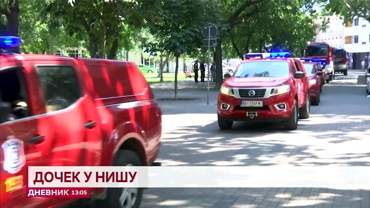 RTS:: Srpski vatrogasci-spasioci stigli iz Grčke u Niš