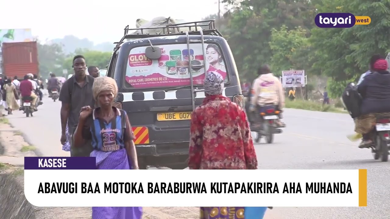 #AGAMUSHANJU: ABAVUGI BAA MOTOKA BARABURWA KUTAPAKIRIRA AHA MUHANDA - KASESE