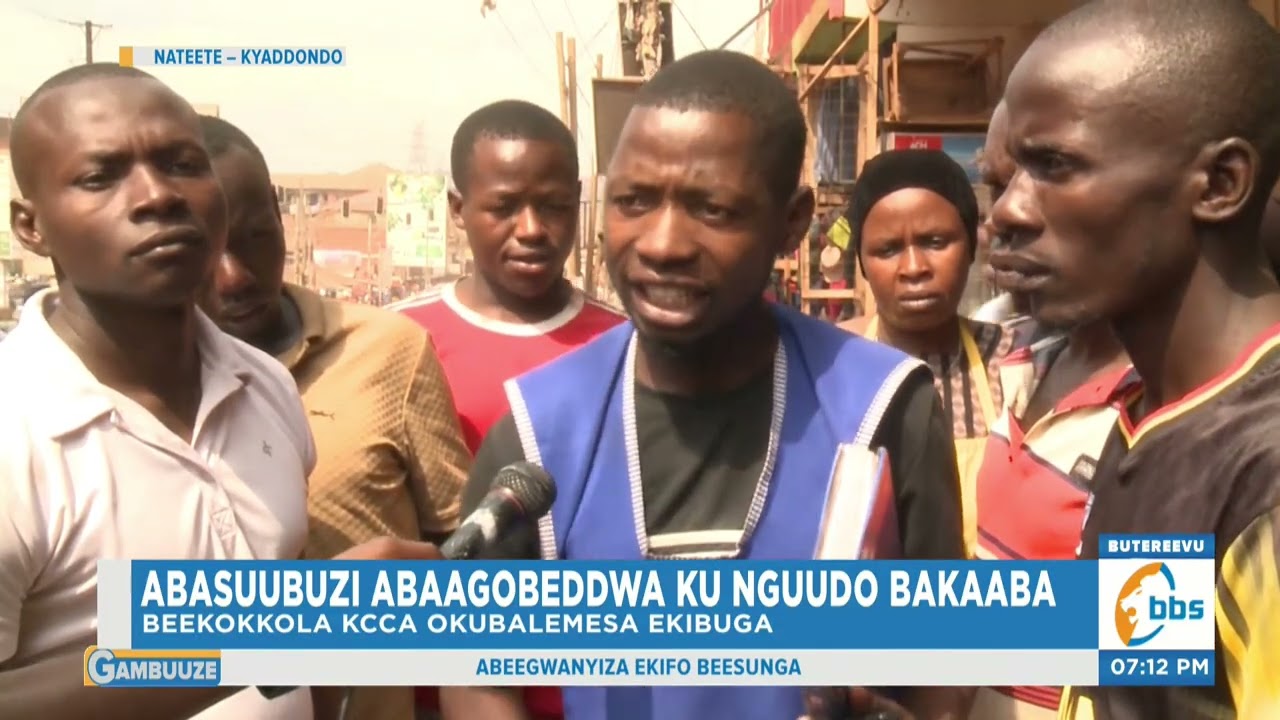 Abasuubuzi Abaagobeddwa ku Nguudo Bakaaba, Beekokkola KCCA Okubalemesa Ekibuga