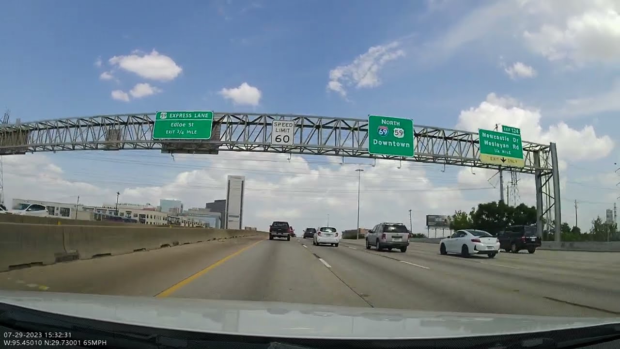 Sugar land to Houston - medical center 4k - part 4