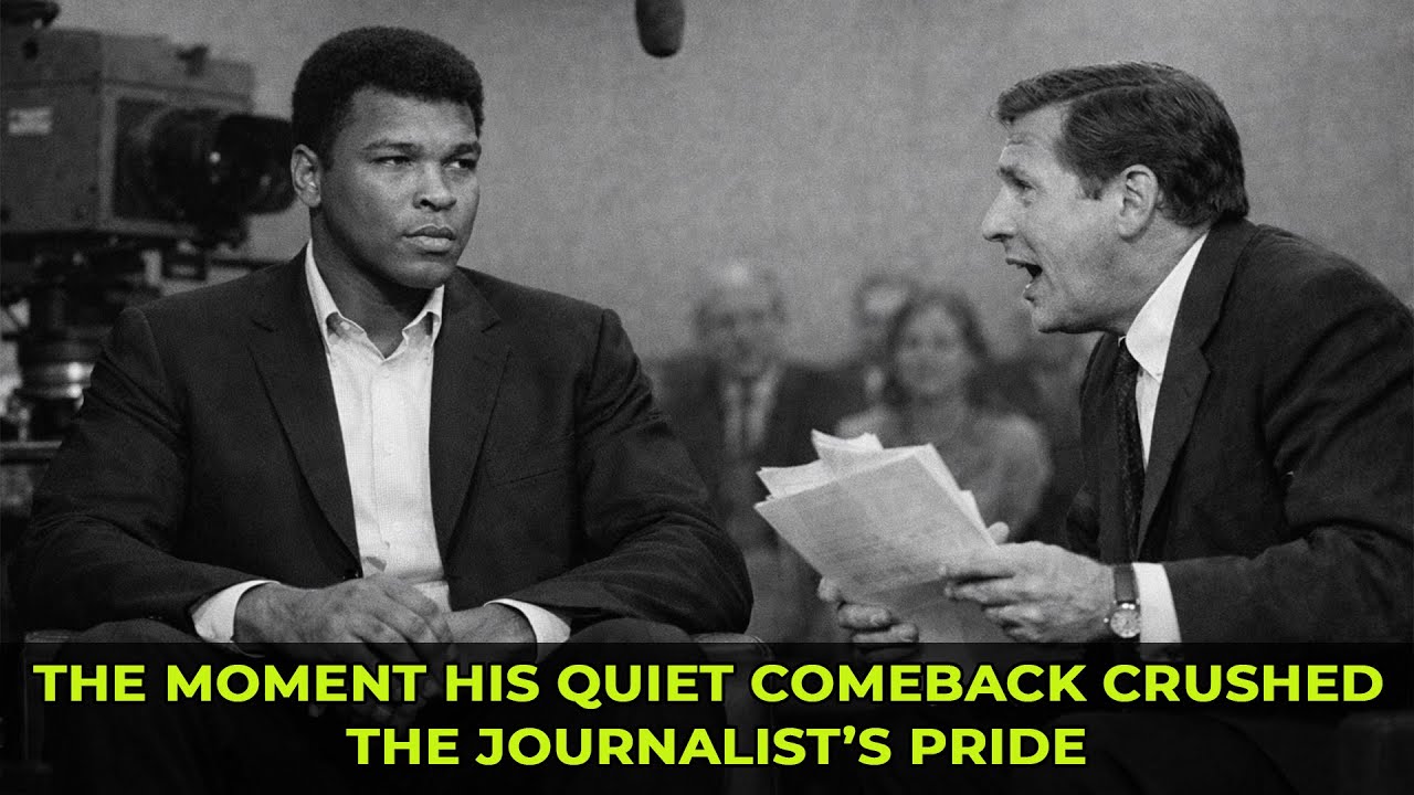 A Journalist Tries to Embarrass Muhammad Ali on Live TV — His Gentle Comeback Stuns Everyone