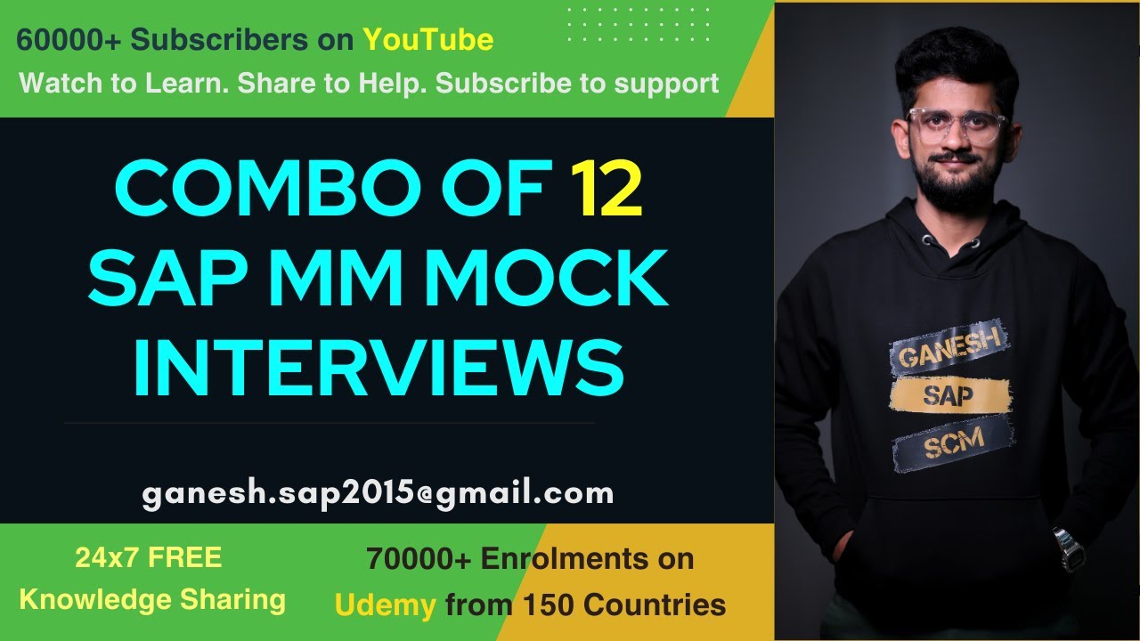 SAP MM All Mock Interviews Combo || One Video to revise before attending SAP MM Interview || ERP