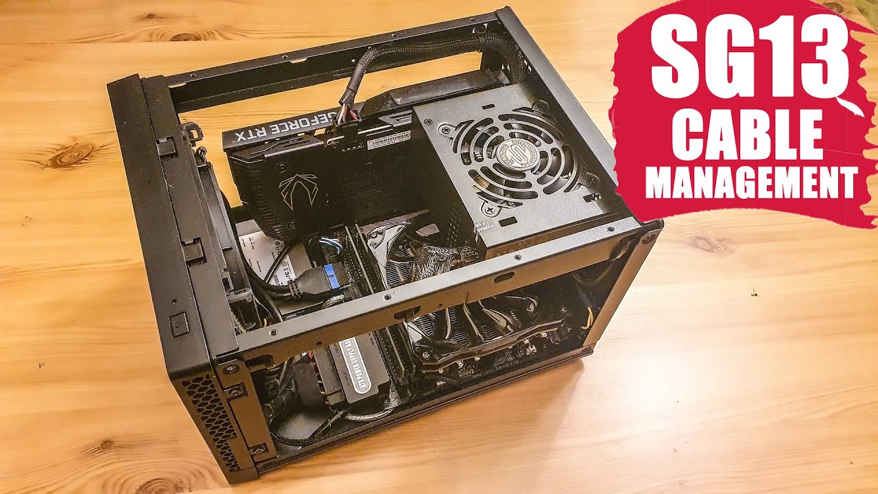 Optimize cable management in SG13 Silverstone M-ITX case Part 4