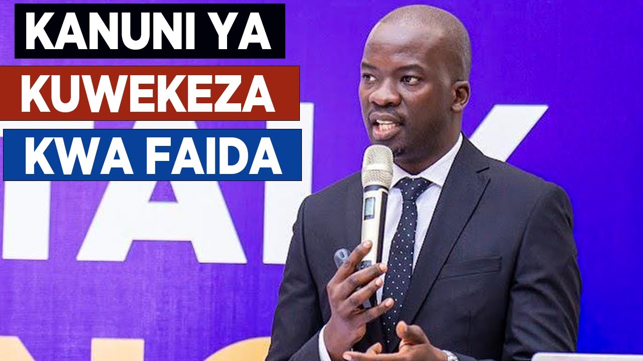 Tumia Kanuni Hii Katika Kuwekeza Kama Unataka Kufanikiwa - Edmund Munyagi