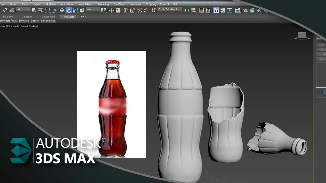 Como Modelar uma Garrafa de Vidro no 3ds Max