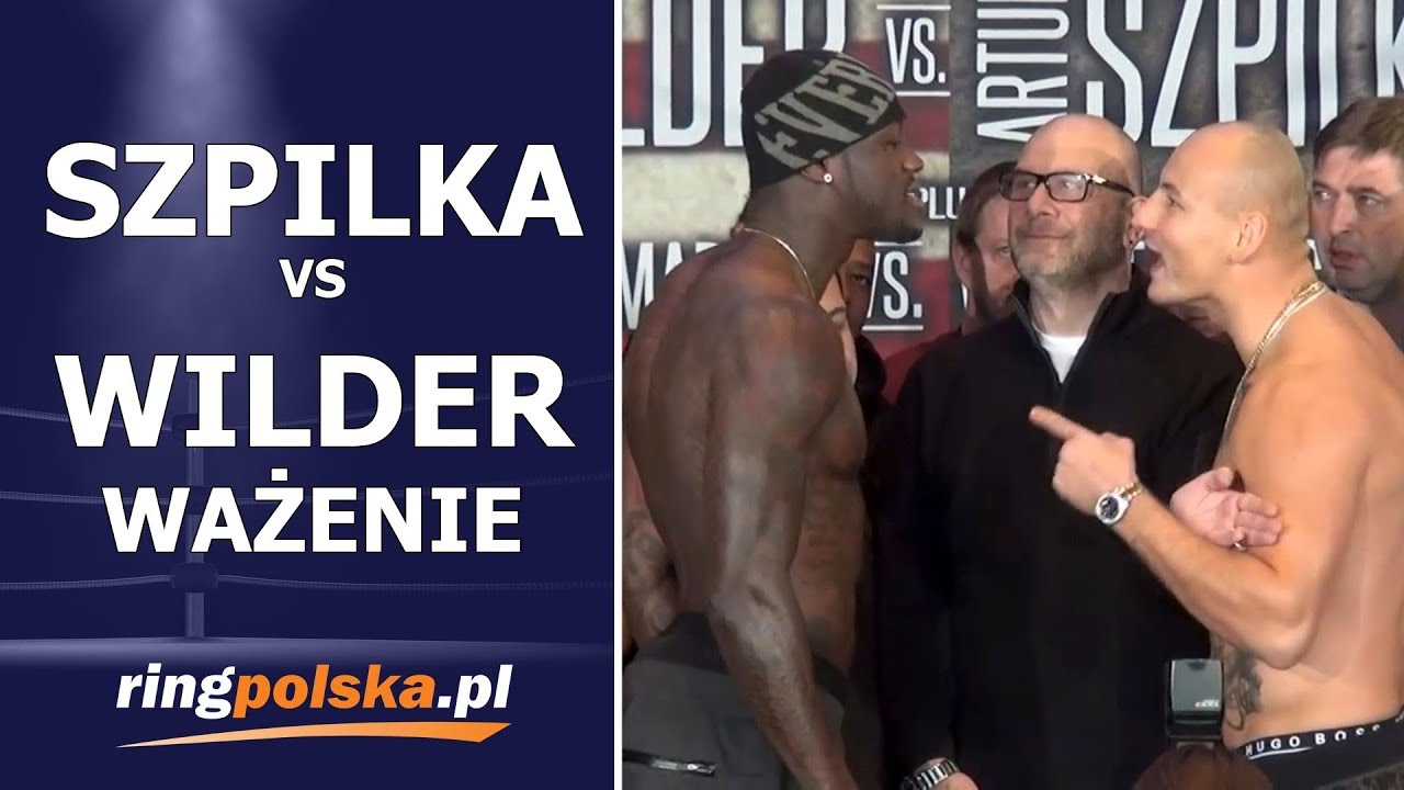 █▬█ █ ▀█▀  SZPILKA - WILDER OFICJALNE WAŻENIE / OFFICIAL WEIGH-IN