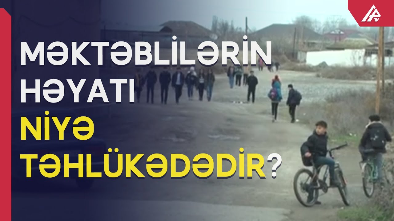 Sabirabadın Qaragüney kəndində təhlükə - Sakinlər narahatdırlar - APA TV