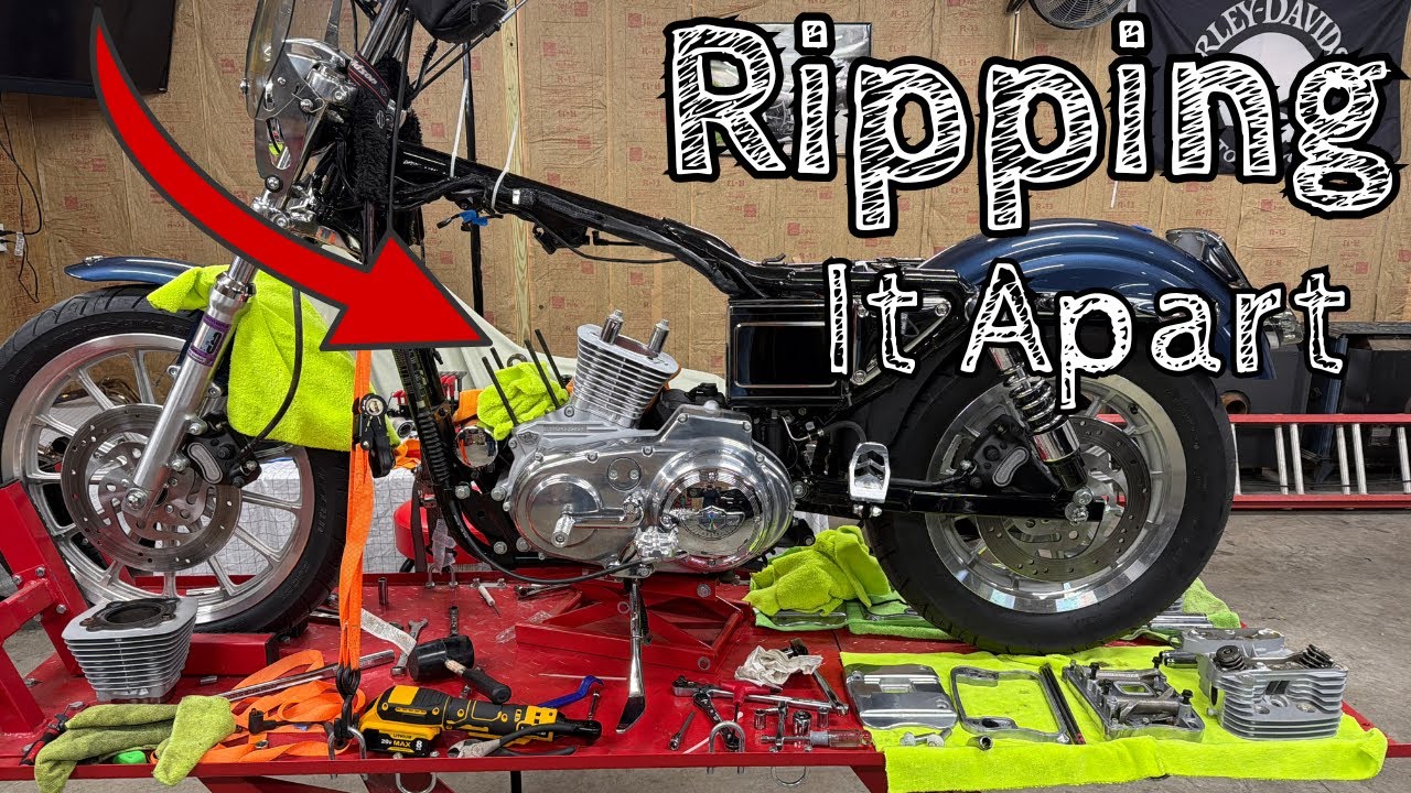 Разборка Harley Davidson Sportster 883 | Сборка HAMMER Performance 1275 (Эпизод 1)