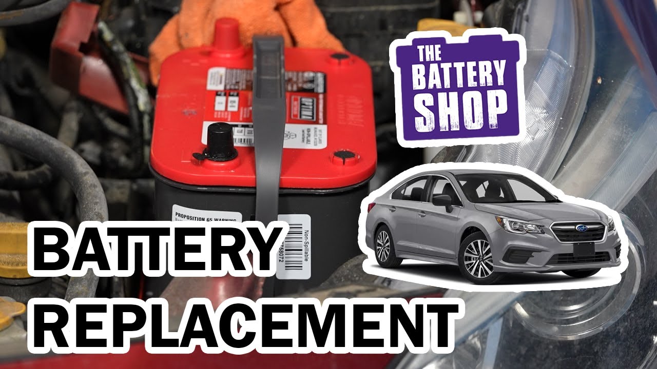 Subaru Legacy (2010 - 2019) - New Battery Install