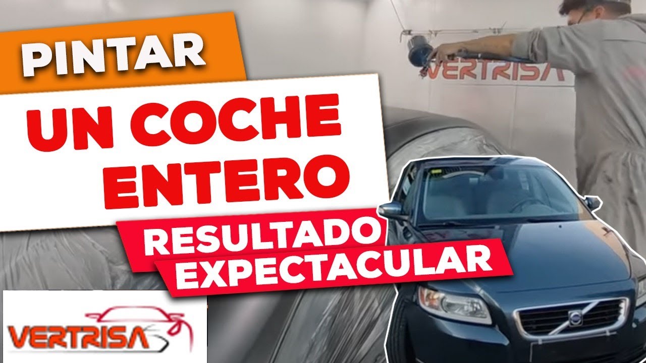 TODO EL PROCESO PARA PINTAR UN COCHE ENTERO