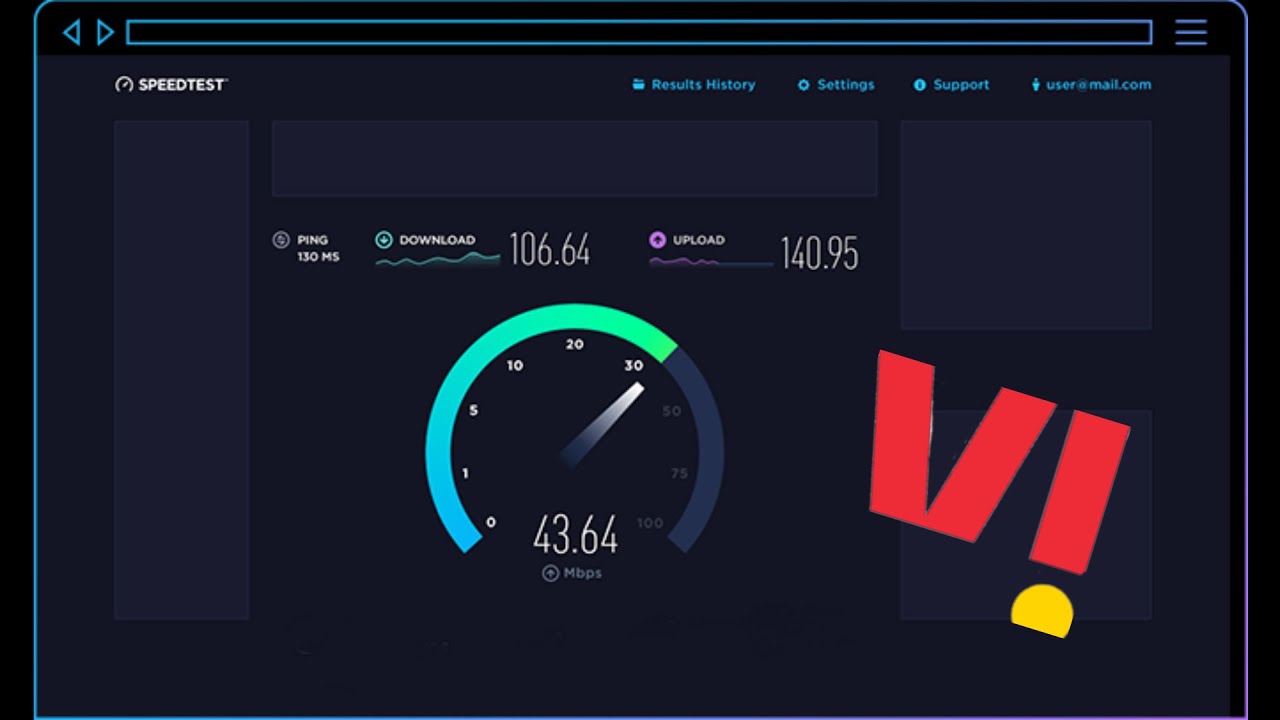 Vi GIGANET Speed test by ookla | India's fastest 4G | Shocking results.