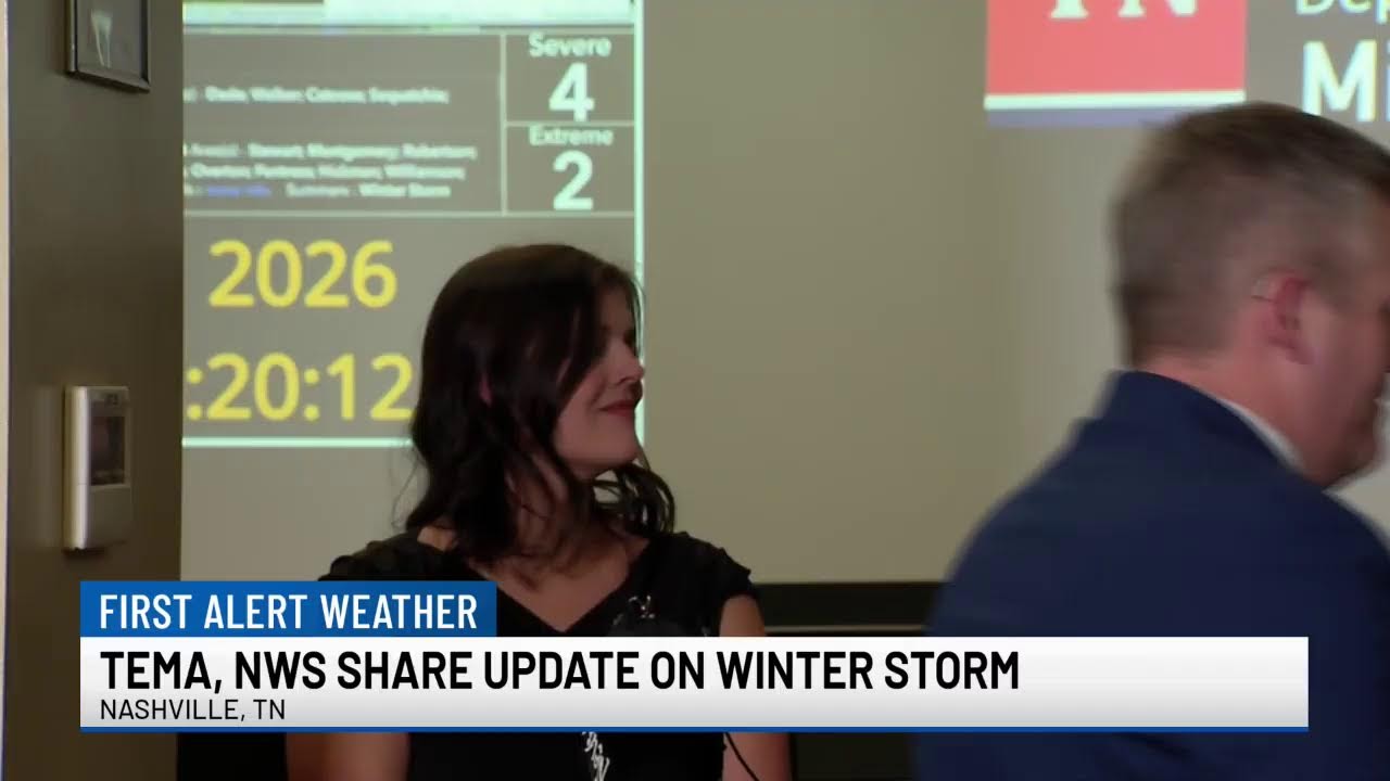 TEMA, NWS winter storm update