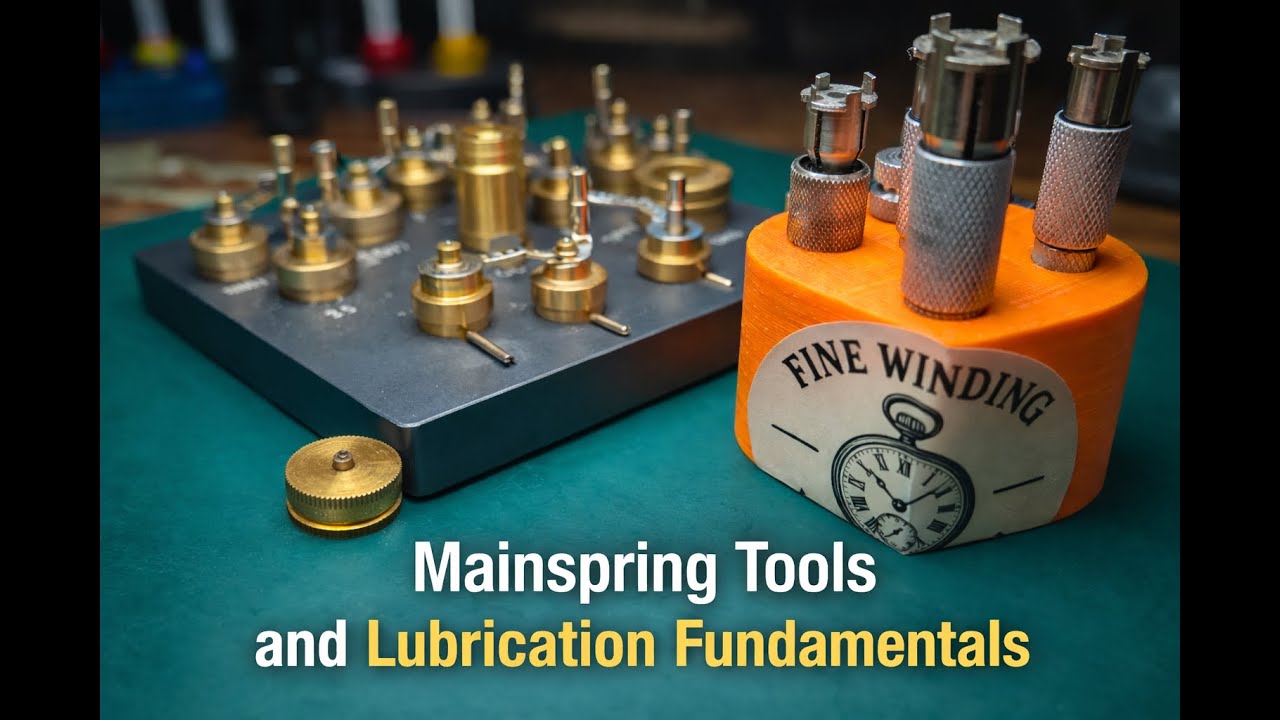 Mainspring Tools and Lubrication Fundamentals | Watch Repair Basics