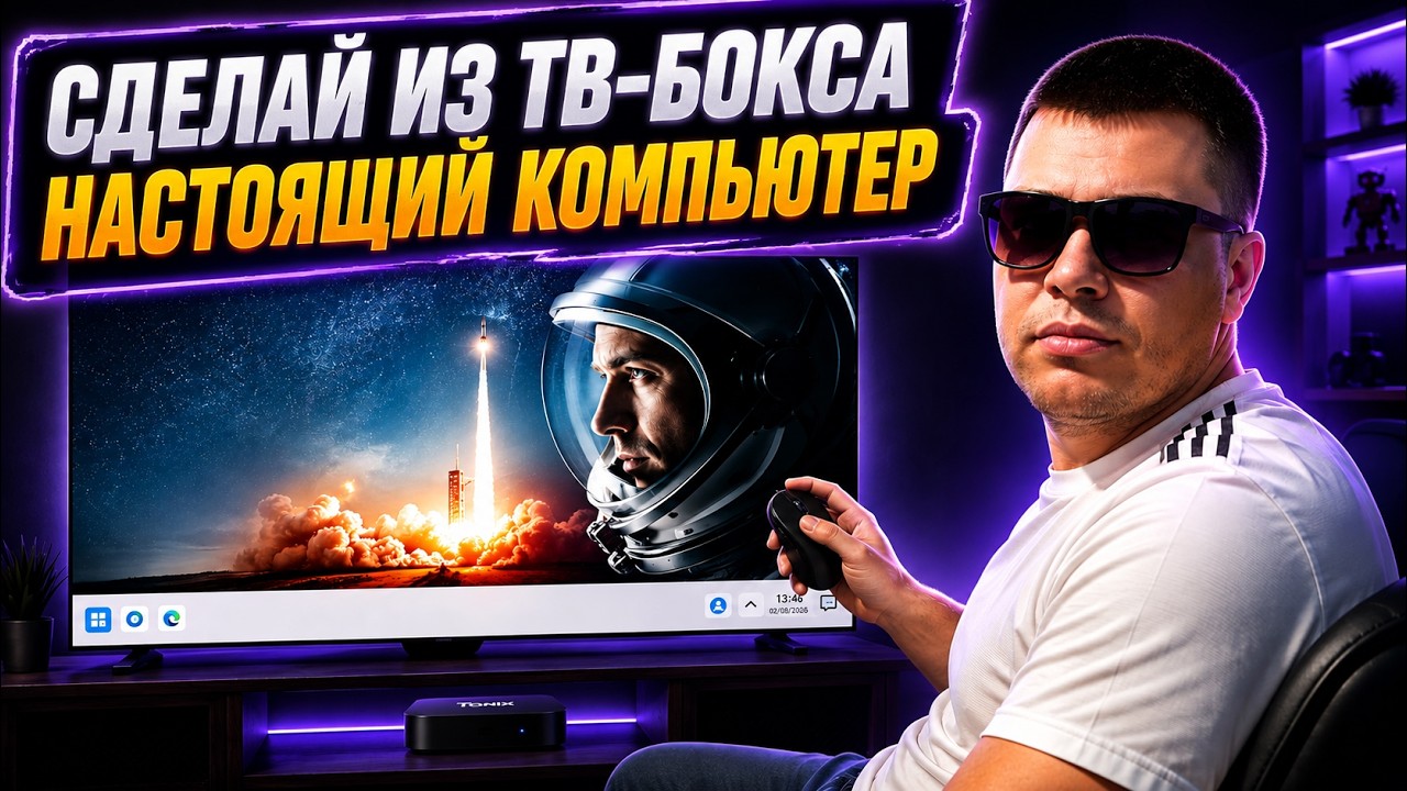 Я превратил ТВ-БОКС в компьютер! 😱 (Почти Windows)