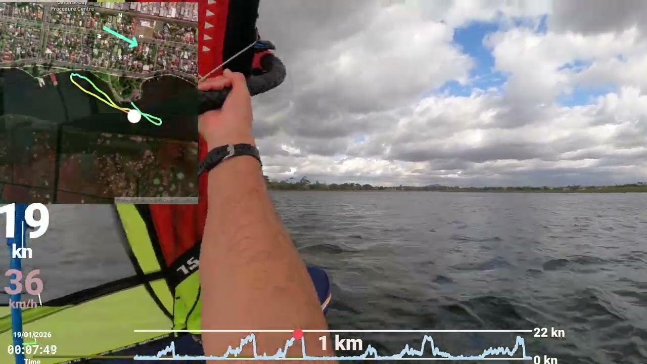 2026 01 21 Lake Wendouree short sesh north side