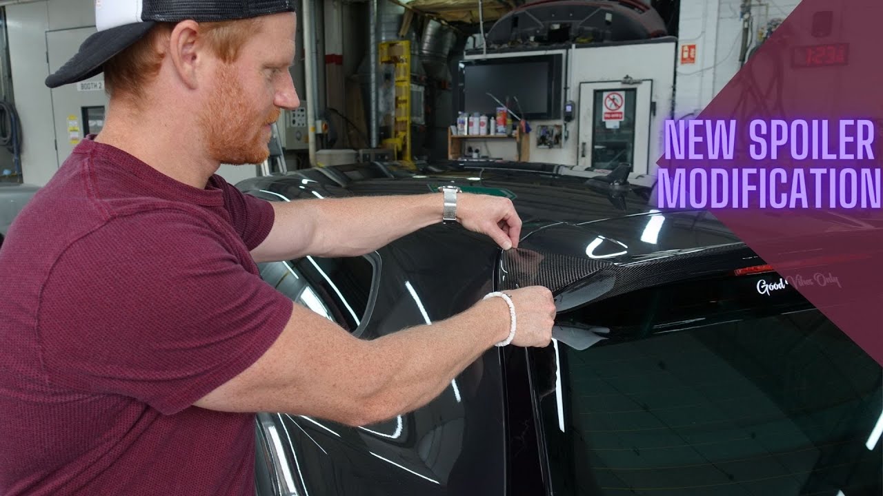 VW SCIROCCO SPOILER INSTALLATION ( spoiler alert )