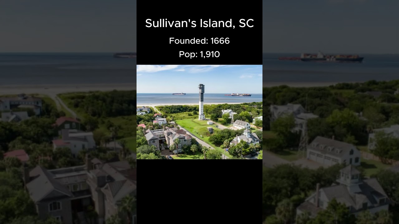 Random US Towns: Sullivan's Island, SC #shorts