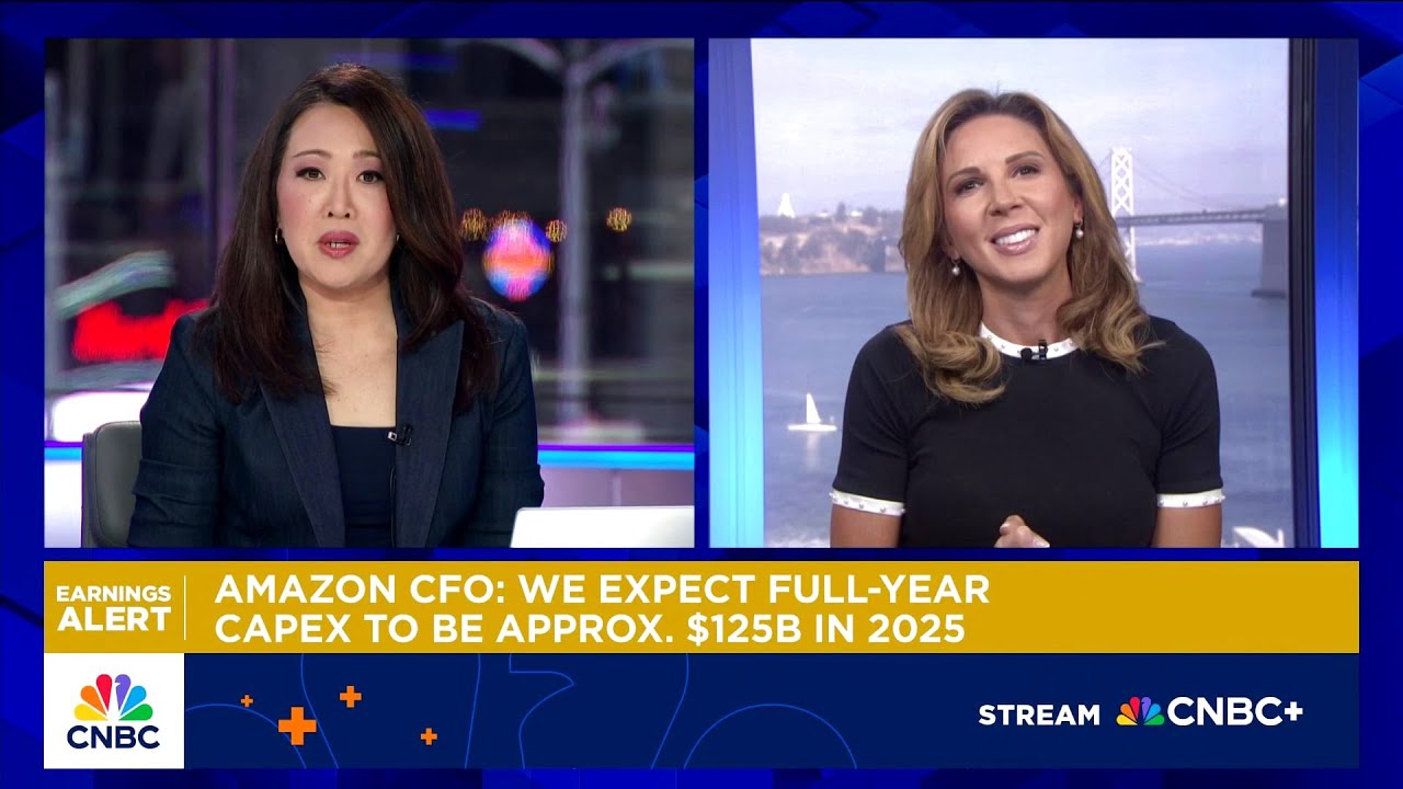 Amazon CFO expects full-year capex to hit $125B in 2025