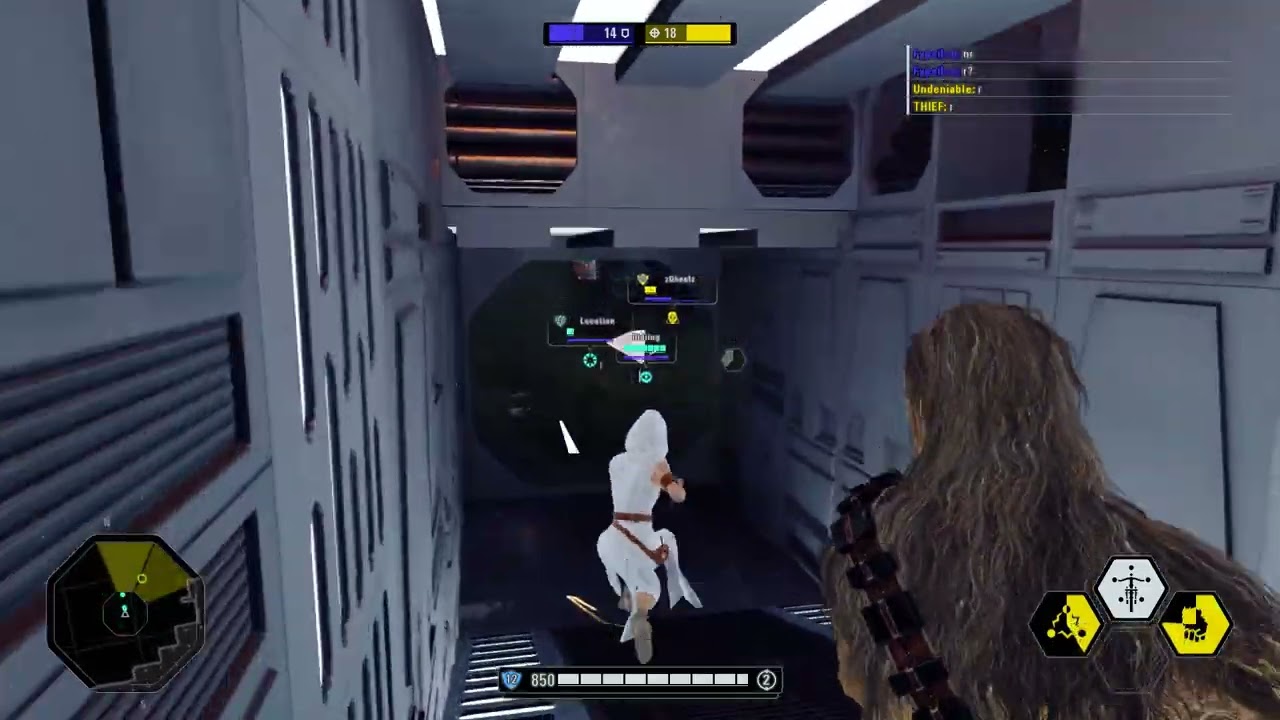 Соревновательный режим 4 на 4: 29 000 очков за Чуи | Star Wars Battlefront 2