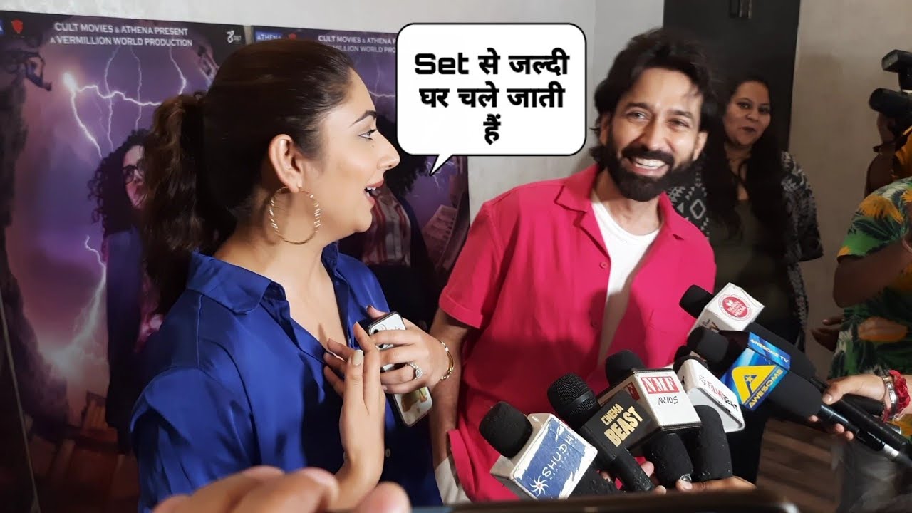 Bade Acche Lagte Hain Cast Nakuul Mehta & Disha Parmar Cute Nok Jhok at Do Baaraa Special Screening