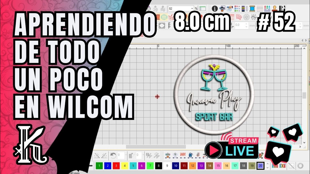 Herramientas de Wilcom - Diseño de 0 ❌ rellenos ❌ Letras ❌ capas.