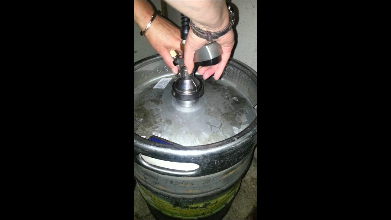 How you change the kegs