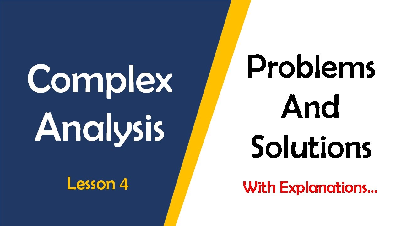 Complex analysis questions | Complex analysis question paper | Complex analysis questions and answer