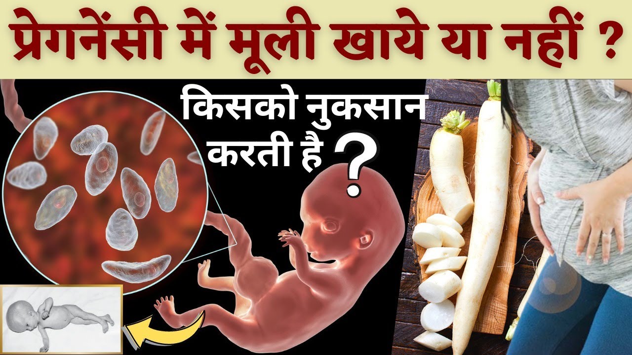 प्रेगनेंसी में मूली खाये या नहीं ? किसको नुकसान  करती है - Radish in Pregnancy in Hindi