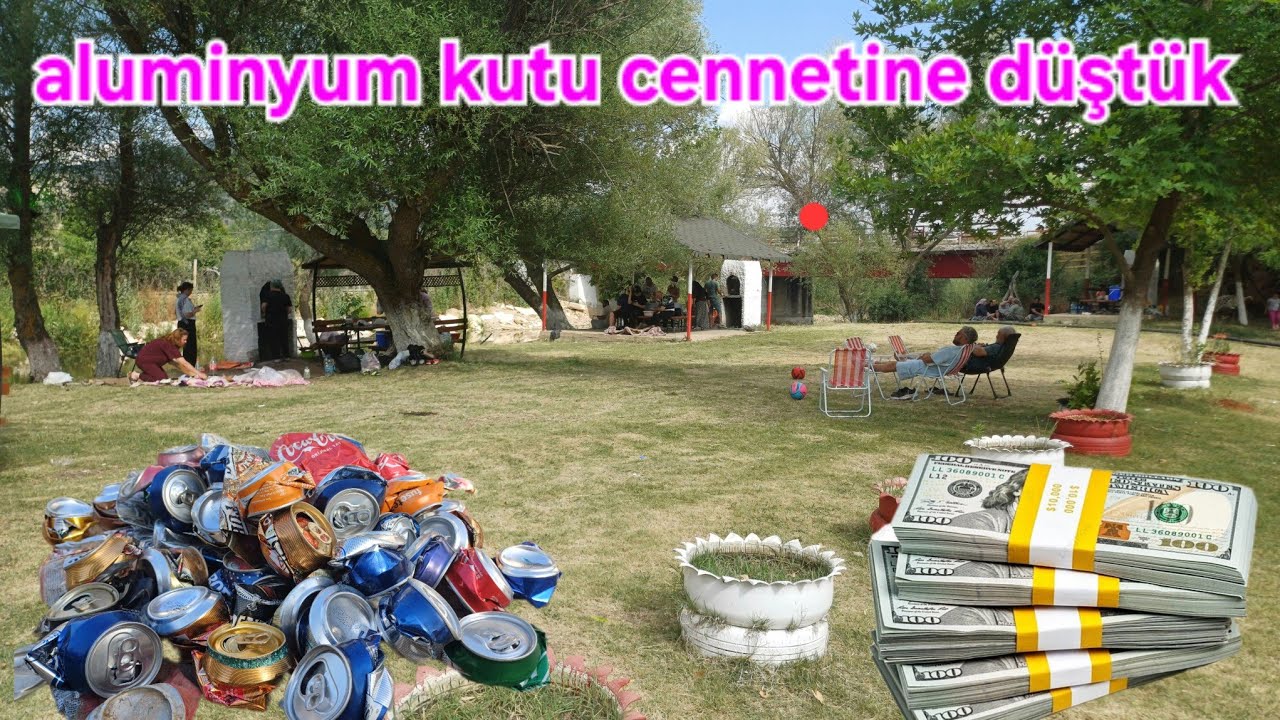 Hem Temizlik Hem Kazanç! Piknik Alanında Alüminyum Kutu Topladık #scrap #hurda #geridönüşüm