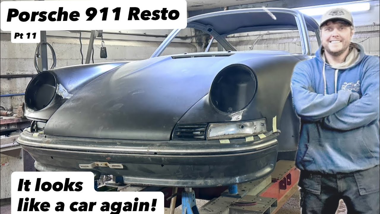 Реставрация Porsche 911, часть 11! От лома к шедевру! Работы по металлу уже почти завершены!