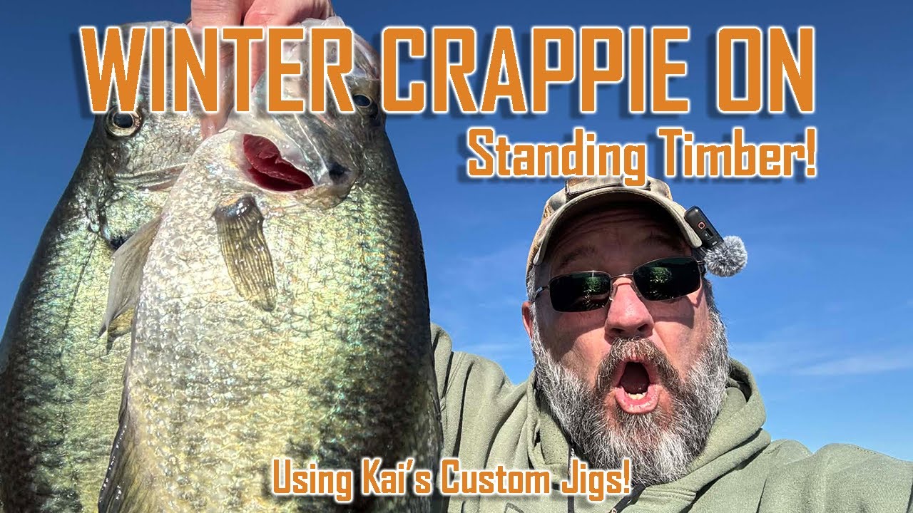 WINTER CRAPPIE FISHING On Standing Timber | Kai's Custom Jigs EP 5225