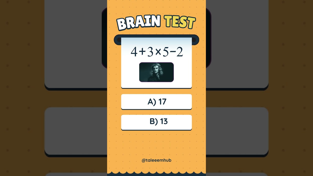 Brain Quiz Test #1 | Can You Solve These Mind-Bending Questions? 🤔
