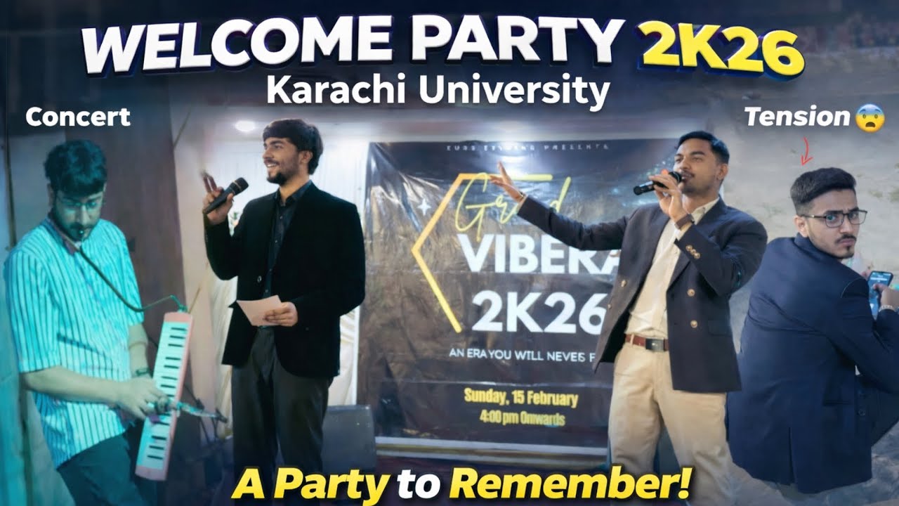 KU Welcome Party 2K26 – Food Late, Concert & Qawali… Full Chaos!