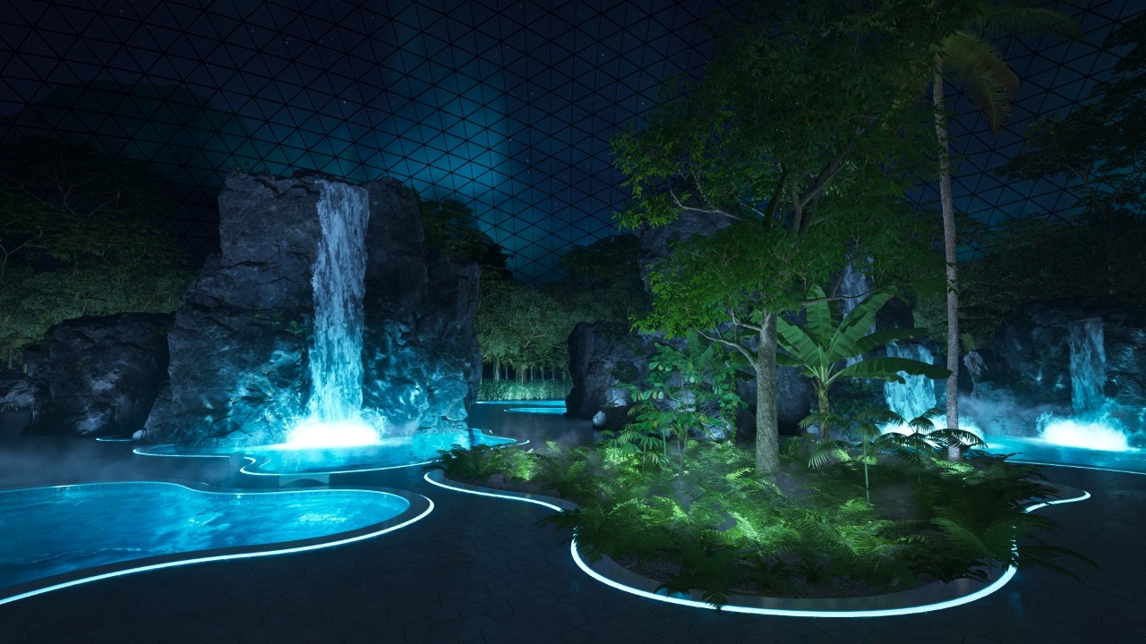 Eden Prime | 2-Hour Pool Ambience on a Distant Exoplanet