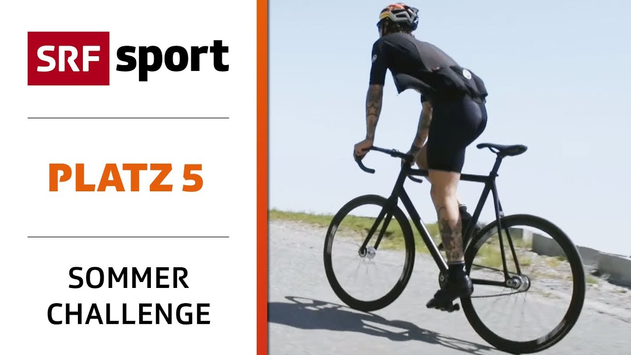 Tour de France-Etappe ohne Bremse und Gangschaltung | Platz 5 - Best of Sommer-Challenge | SRF Sport