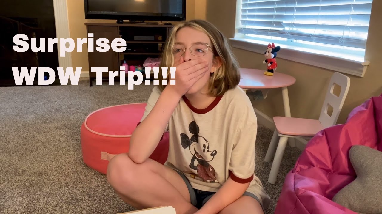 Surprising the kiddo with a birthday Walt Disney World Trip!