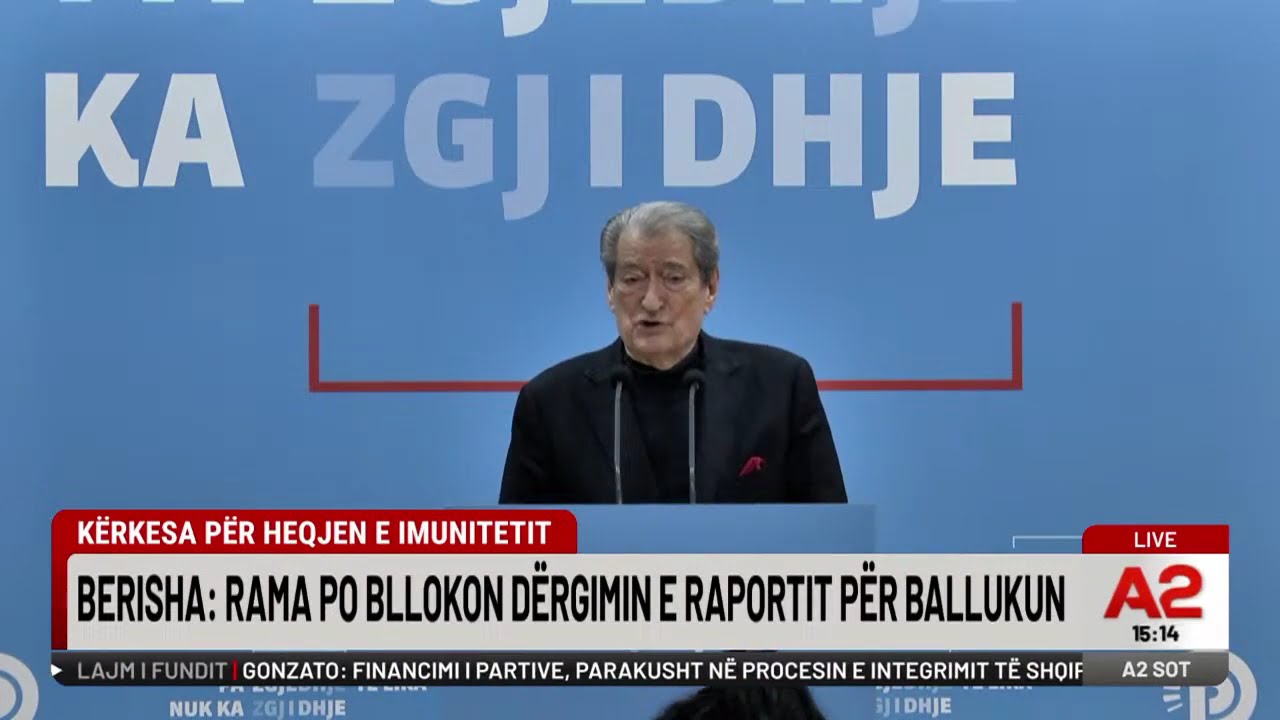 Kërkesa për heqjen e imunitetit, Berisha: Rama po bllokon dërgimin e raportit për Ballukun