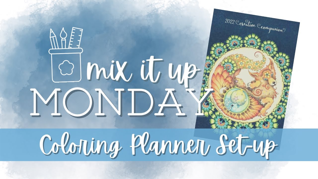 Setting Up My September Coloring Planner