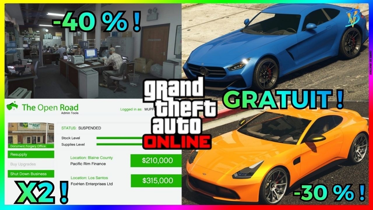 LES PROMOTIONS SUR GTA ONLINE DU 19 MARS 2026 !