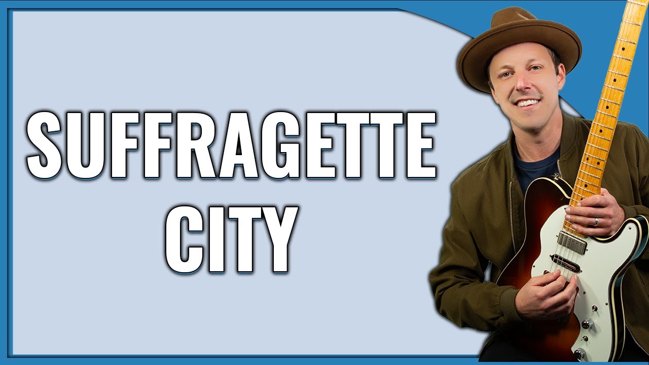 Урок игры на гитаре в Suffragette City (Дэвид Боуи)