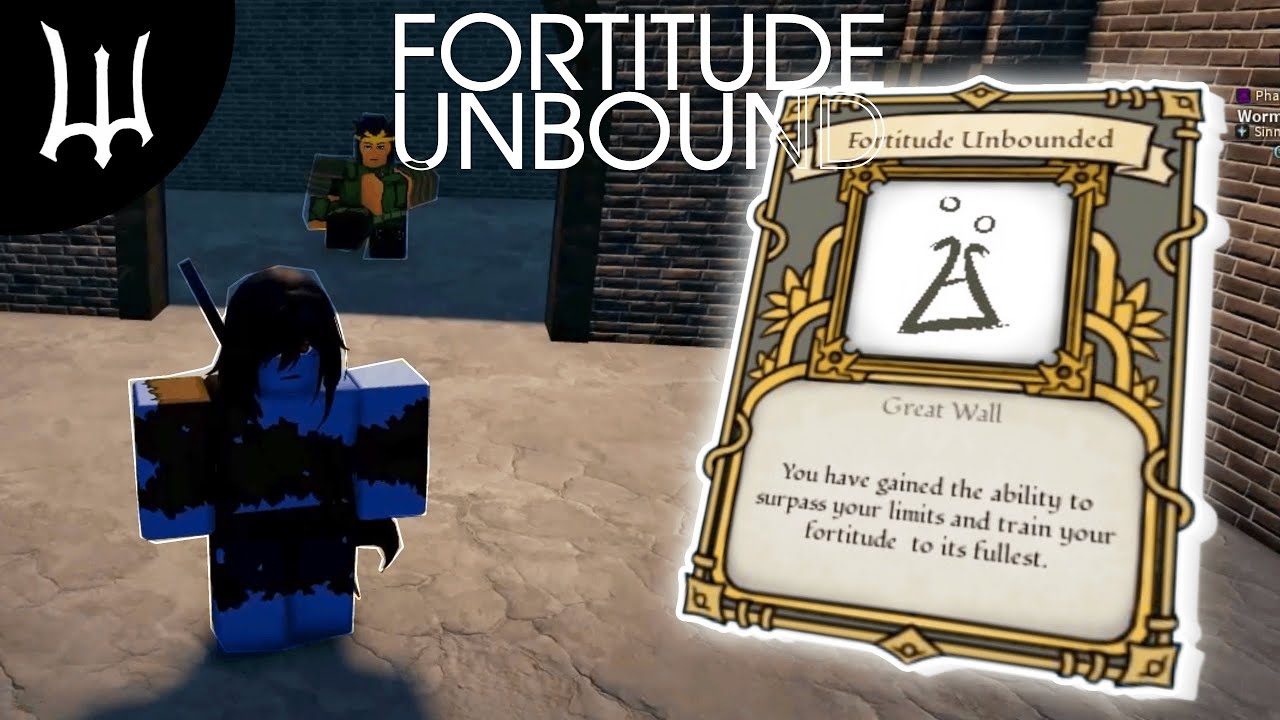 como dar unbound em fortitude no deepwoken 2025
