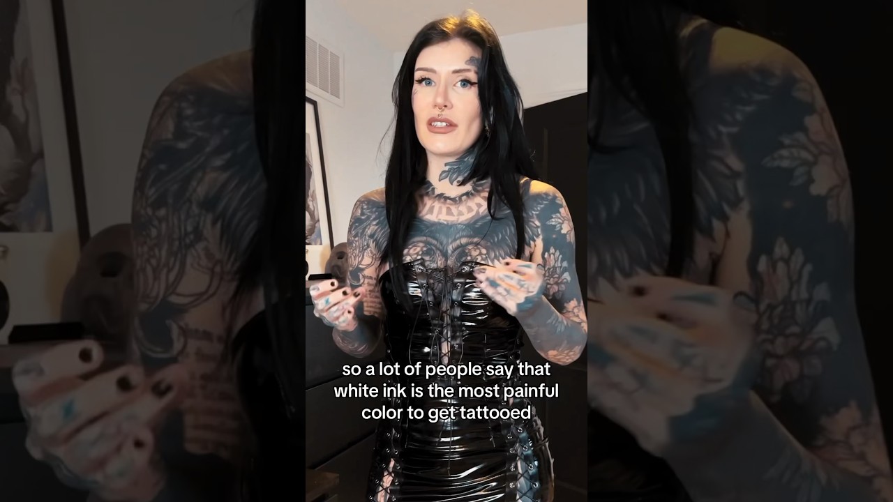 Does WHITE INK really hurt MORE? #electrum #tattoo #tattooink