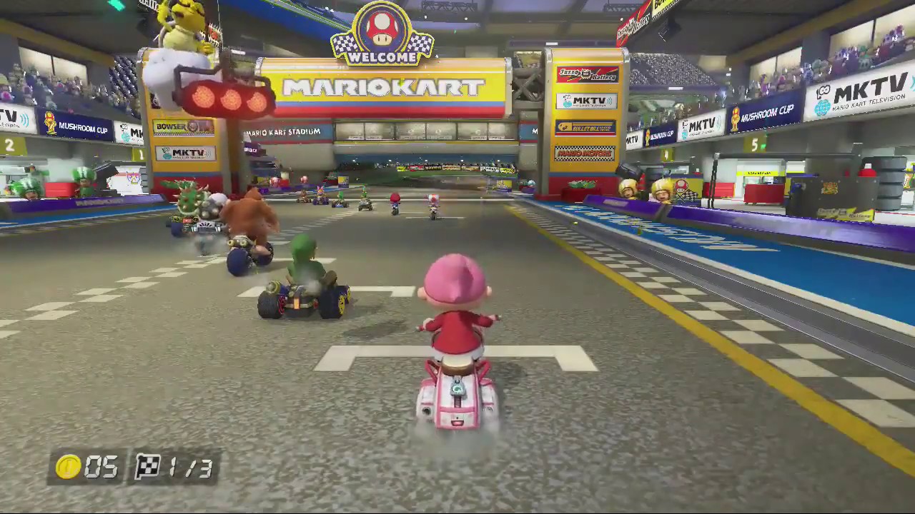 Female Villager 150cc Mushroom Cup :: Mario Kart 8 (Wii U)