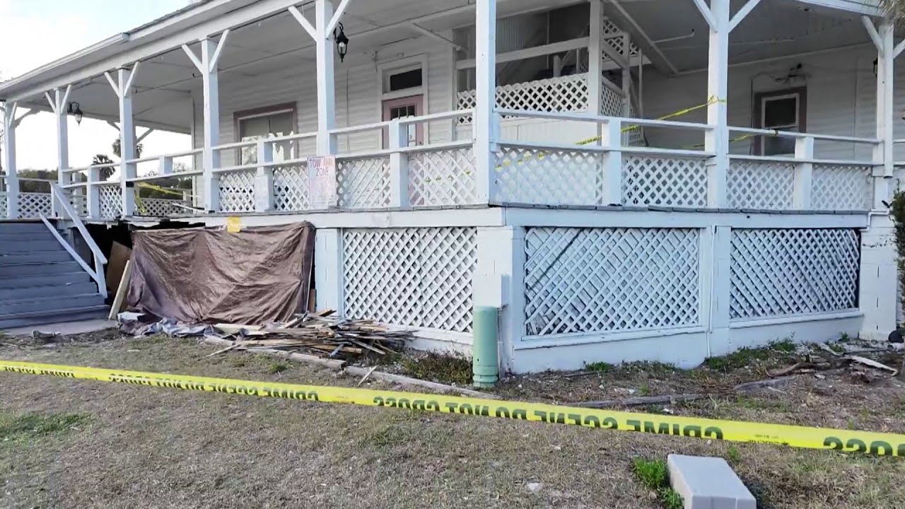 Vehicle crashes into historic Orange City hotel, displacing over 50 guests