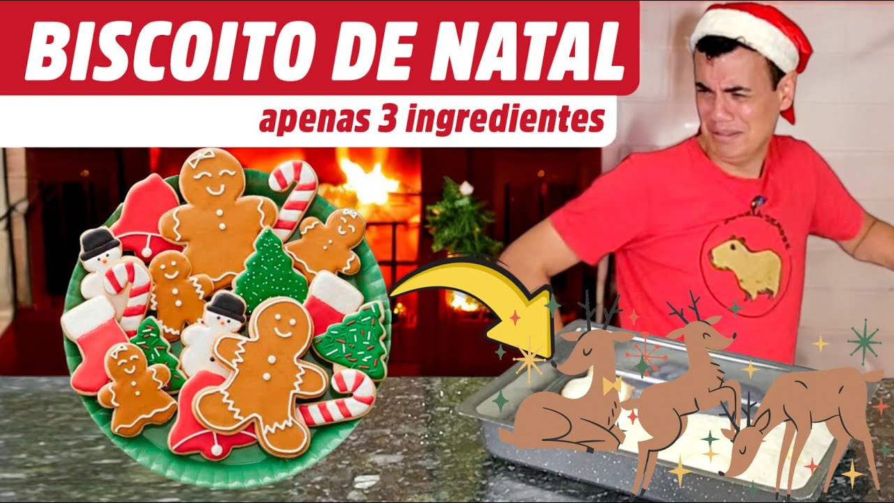 BISCOITO DE NATAL FÁCIL - Fubá online